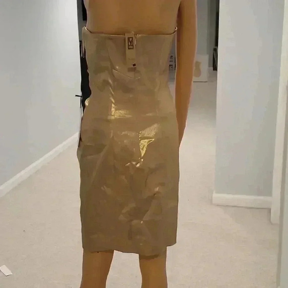 Flavio Castellani gold dress new with tag - Picture 9 of 12
